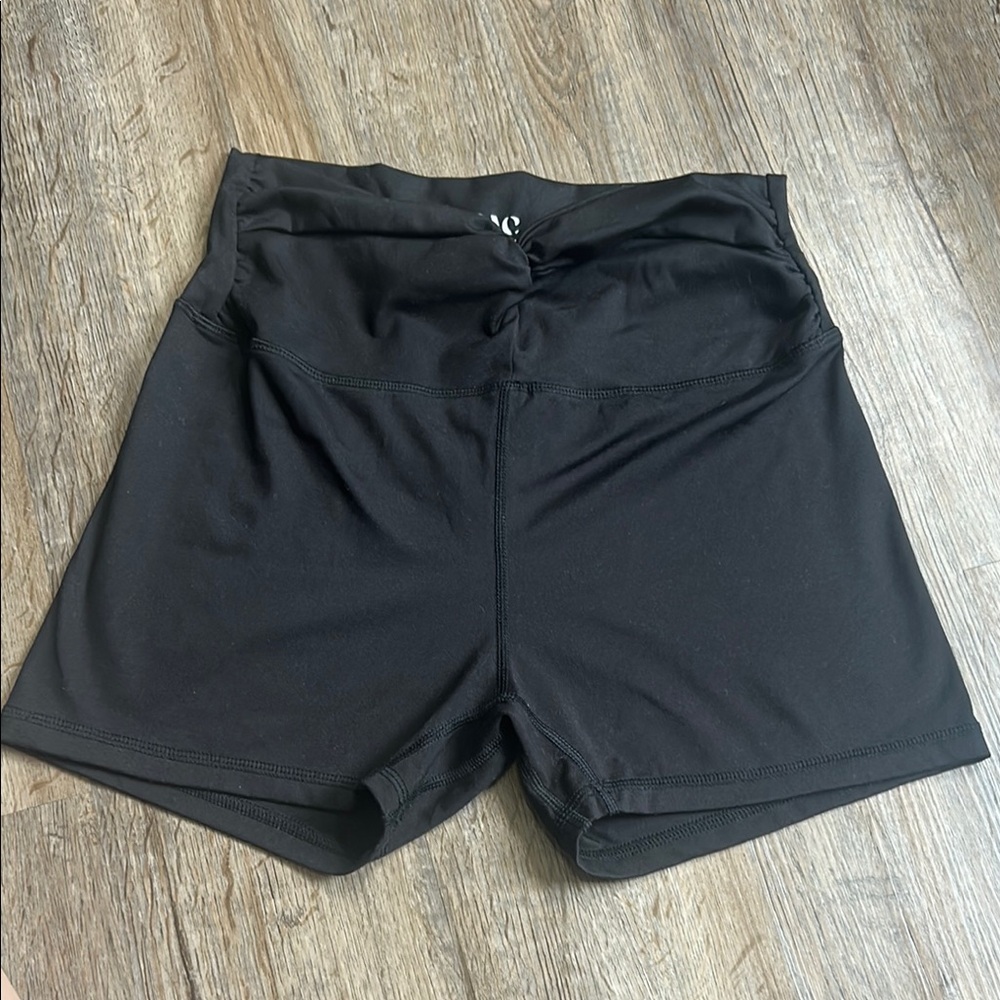 PacSun Black Athletic Shorts knot front